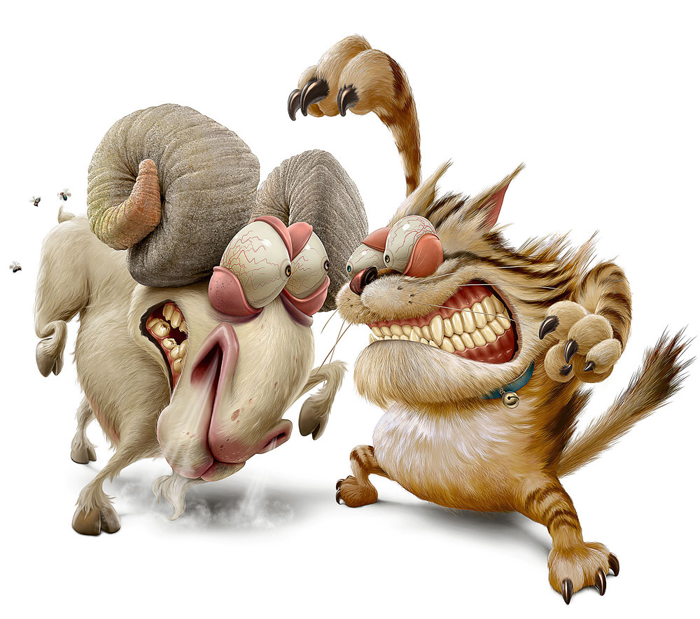 Animals chery Illustration Character Design par Ramos Oscar