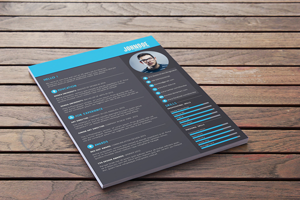 Free Colorful Resume Template