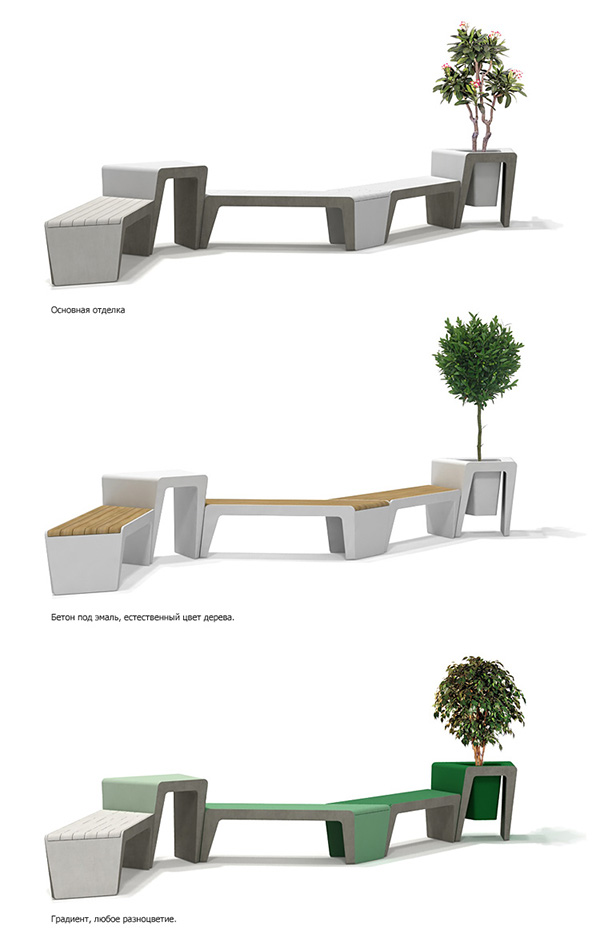 The Module P — urban furniture system design on Behance