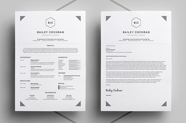 resume template from designer bill mawhinney