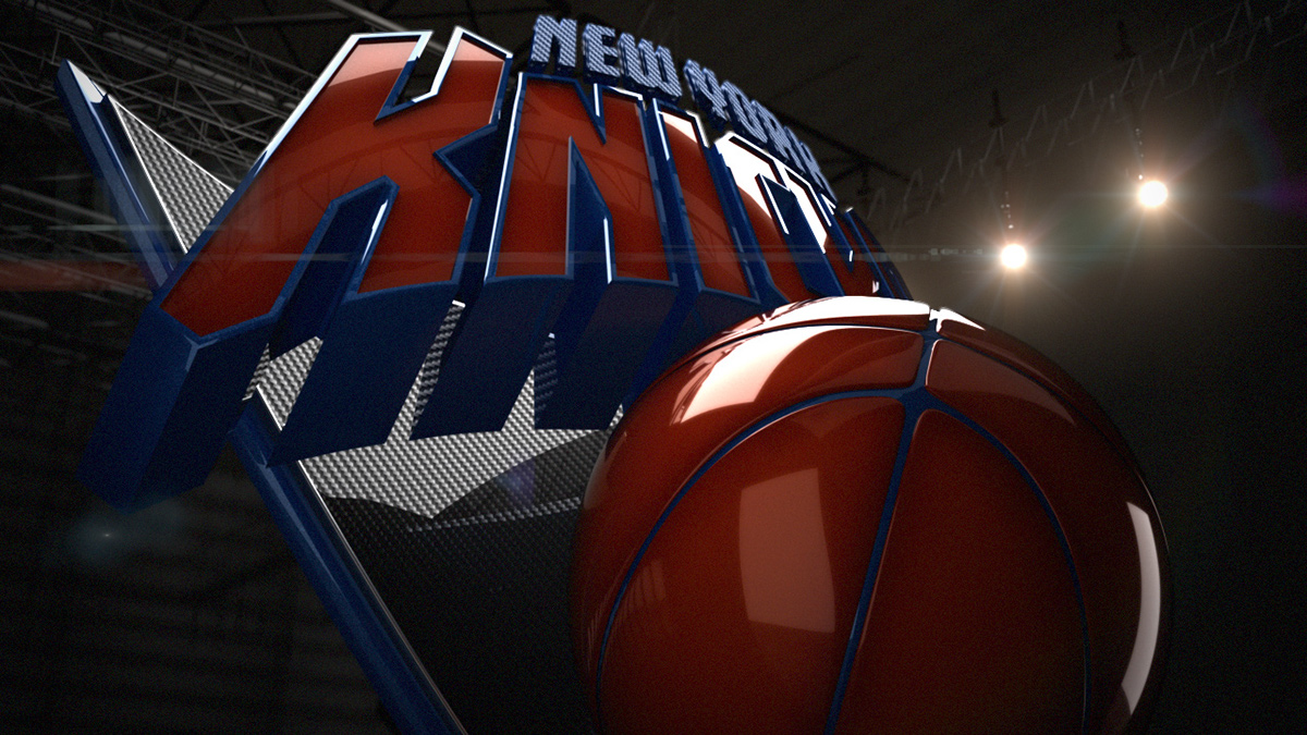 Création de logos 3D des équipes NBA - Studio Karma - Graphiste