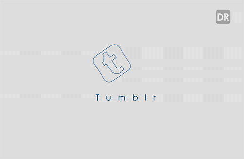 Logo Tumblr - Social Networking Creative Logo Animation by divan raj - Animation de Logos Réseaux Sociaux - Studio Karma