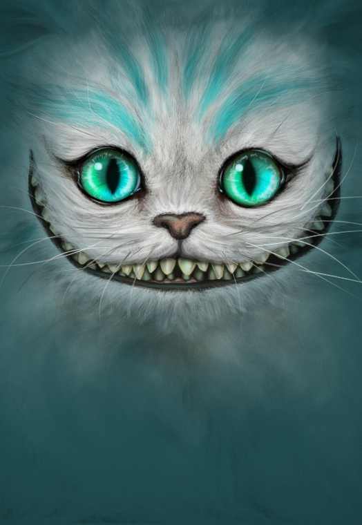 Cheshire Cat (Tim Burton version) by alch3mistdesign on