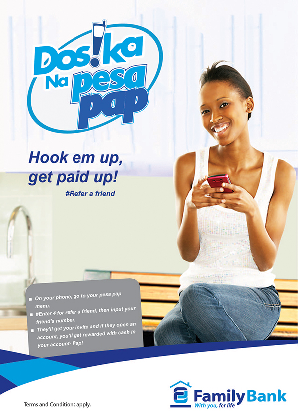 Family Bank Dosika na pesa pap corporate campaign on Behance